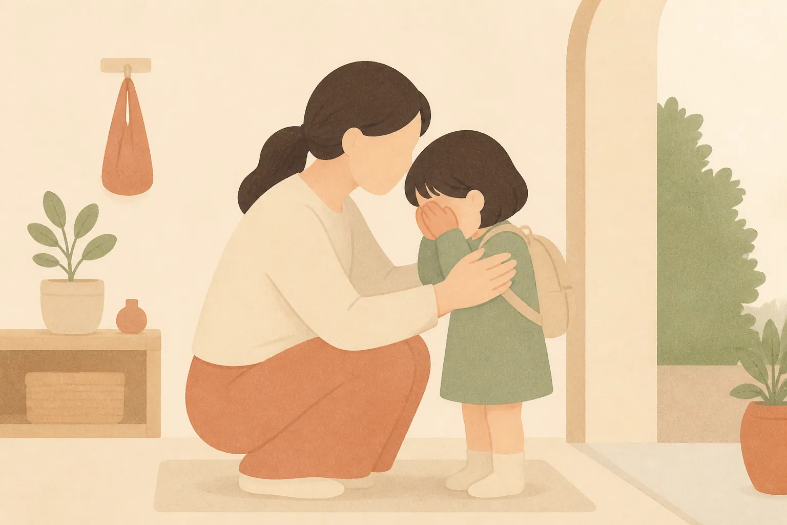 어린이집 등원 거부, 아침마다 우는 만 3세 아이